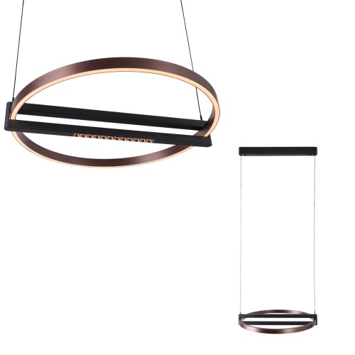 MAXLIGHT P0552 LAMPA WISZĄCA SINGAPUR ROUND