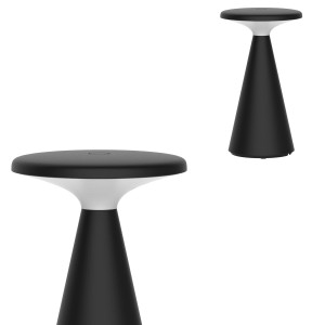 MAXLIGHT T0063 LAMPA STOŁOWA FUNGHI CZARNA IP44