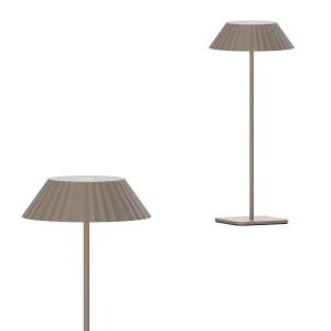 MAXLIGHT T0065 LAMPA STOŁOWA MUFFIN TAUPE IP44