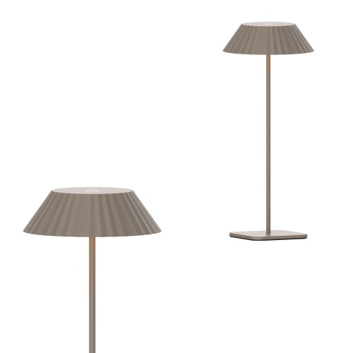 MAXLIGHT T0065 LAMPA STOŁOWA MUFFIN TAUPE IP44