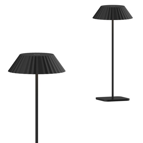 MAXLIGHT T0066 LAMPA STOŁOWA MUFFIN CZARNA IP44