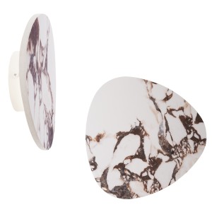 MAXLIGHT W0390 KINKIET MARBLES 10W BIAŁY