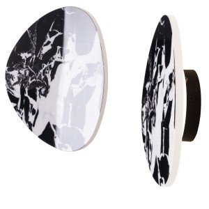 MAXLIGHT W0392 KINKIET MARBLES 10W CZARNY