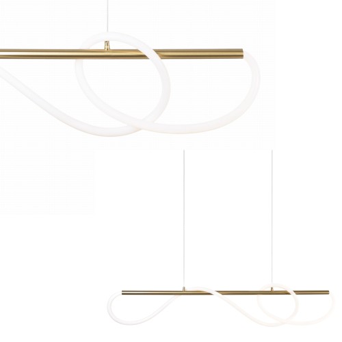 MAXLIGHT P0614 LAMPA WISZĄCA LAGUNA ZŁOTA