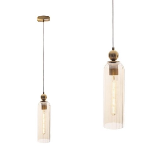 Maxlight P0510 Lampa Wisząca Campanila Champagne Glass