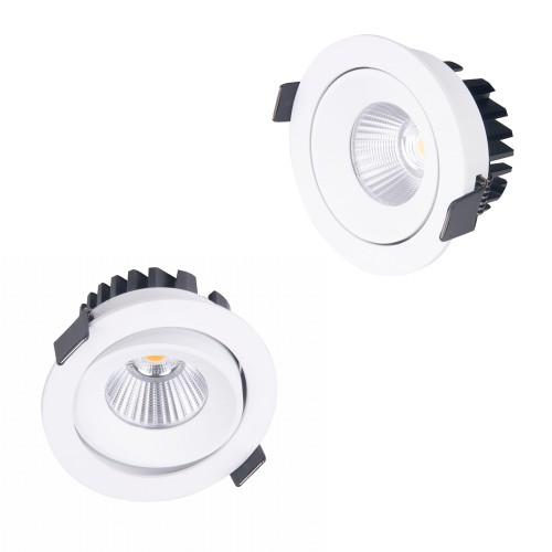 Maxlight Cyklop H0094 Oprawa Wpustowa Biała IP65