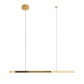 Maxlight Trio 1 P0425D Lampa Wisząca Złota Ściemnialna