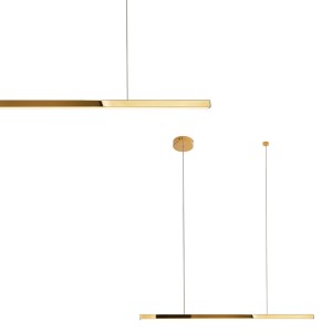 Maxlight Trio 1 P0425D Lampa Wisząca Złota Ściemnialna