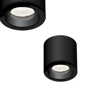 Maxlight Form C0216 Lampa Sufitowa Czarna Ip65