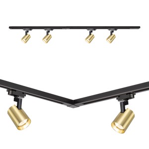 Zestaw Volf Track Złoty 4xGU10 1,5m ML0686 Milagro