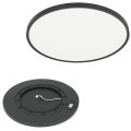 Plafon LED SLIM lampa sufitowa 24W czarny średnica 30cm zmiana barwy światła 