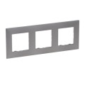 Ramka potrójna kolor aluminium szczotkowane Niloe Step 863893 Legrand