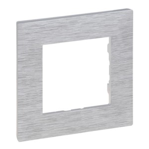 Pojedyncza ramka kolor szczotkowane aluminium Niloe Step 863891 Legrand