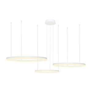 Lampa wisząca HALO PENDANT 100+80+60 CCT Biały Sterowanie pilotem AZ4974 AZzardo
