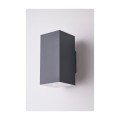Kinkiet ROLAND 2 SQ WALL IP65 Ciemno szary AZ5231 AZzardo