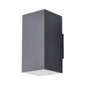 Kinkiet ROLAND 2 SQ WALL IP65 Ciemno szary AZ5231 AZzardo