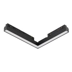 ALFA SAGA TRACK MAGNETIC 2LINE CORNER A 24W CCT SWITCH DIM BK AZ6244 AZzardo
