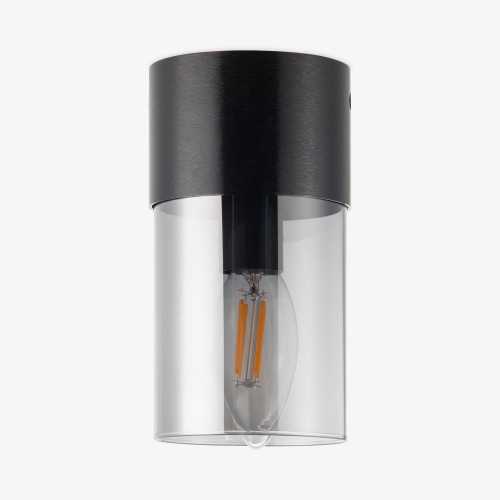 OB2221BD-1-BL VETRO LAMPA SUFITOWA CZARNA/BLACK Zuma Line