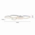 Lampa sufitowa PEBBLES Biały LED 3000K 14045-16 Paul Neuhause