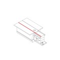 Końcówka zasilająca wpuszczana prawa czarna CTLS RECESSED POWER END CAP RIGHT ( PE-R ) BLACK 8690 Nowodvorski Lighting