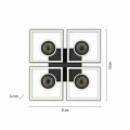 Lampa sufitowa TRAFORO Czarny LED 2700-5000K 6855-18 Paul Neuhause