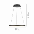Lampa wisząca HOOP Paul Neuhaus 2851-18