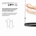Lampa wisząca ESKO Czarny LED 2700-5000K 2360-18 Paul Neuhause