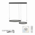 Lampa wisząca ESKO Czarny LED 2700-5000K 2360-18 Paul Neuhause