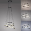 Lampa wisząca PURE E-FLYING RINGS Szary LED 2700-5000K 2566-15 Paul Neuhause