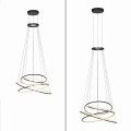 Lampa wisząca PURE E-FLYING RINGS Szary LED 2700-5000K 2566-15 Paul Neuhause