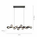 Lampa wisząca PURE E-POPUP Szary LED 2700-5000K 2557-15 Paul Neuhause