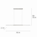 Lampa wisząca PURE SURFACE Szary LED 3000K 2302-15 Paul Neuhause