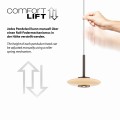 Lampa wisząca PURE VITRUM Brązowy LED 2700K 2053-34 Paul Neuhause