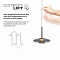 Lampa wisząca PURE VITRUM Szary LED 2700K 2053-15 Paul Neuhause