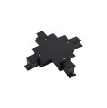 Łącznik krzyżowy wpuszczany czarny CTLS RECESSED POWER X CONNECTOR BLACK 	8680 Nowodvorski Lighting