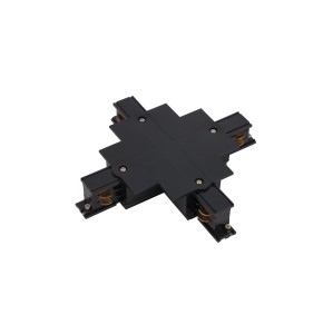 Łącznik krzyżowy wpuszczany czarny CTLS RECESSED POWER X CONNECTOR BLACK 	8680 Nowodvorski Lighting