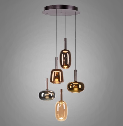 Lampa wisząca IRIDES Czarny  LED 3000K 2682-70 Paul Neuhause