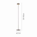 Lampa podłogowa Q-ROTATE Brązowa LED 2700-5000K 324-34 Paul Neuhause