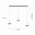 Lampa wisząca Q-ROTATE Srebrny LED 2700-5000K 2248-95 Paul Neuhause