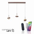 Lampa wisząca Q-ROTATE Brązowy LED 2700-5000K 2248-34 Paul Neuhause