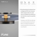 Lampa stołowa PURE VITRUM Szary LED 2700K 4080-15 Paul Neuhause