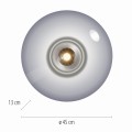 Lampa sufitowa PURE VITRUM Szary LED 2700K 6083-15 Paul Neuhause