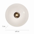 Lampa sufitowa PURE VITRUM Brązowy LED 2700K 6083-34 Paul Neuhause