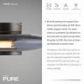 Kinkiet PURE VITRUM Szary LED 2700K 6082-15 Paul Neuhause