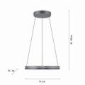 Lampa wisząca PUREE-LOOP Paul Neuhaus 2551-15