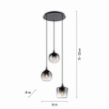 Lampa wisząca ZEA Just Light 15424-18