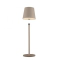 Lampka stołowa BOTERIA piaskowa LED przenośna ładowana USB IP54 19251-39 Just Light