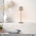 Lampka stołowa BOTERIA piaskowa LED przenośna ładowana USB IP54 19251-39 Just Light
