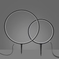 Lampa zewnętrzna ZIRKULU Czarny LED 3000K 1951X-SET Just Light
