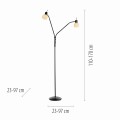 Lampa podłogowa LOKI Just Light 12158-18